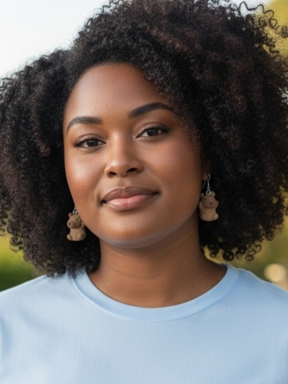 Handmade Capybara Dangle Earrings - Women Jewelry Earrings